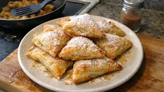 市販のパイシートでサクッと簡単：りんごのスフォリアテッレ（焼き菓子）レシピ