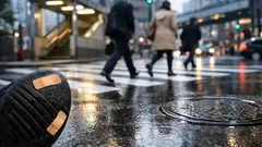雨上がりでも危険な冬の路面、転倒を防ぐ滑り止め対策まとめ