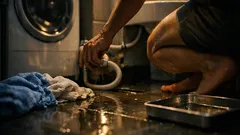 洗濯機の水漏れはどこから？原因5つと確認順で迷わないチェック法