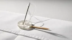 玉結び・玉留めなしでできるボタン付けのやり方、忙しい朝の応急処置に