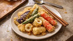 夏野菜×練り物で手軽に一品：なすとオクラ、カニカマ・ちくわのサクッと天ぷらレシピ