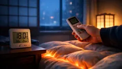 寝るとき暖房はつけっぱなし？室温18℃を目安にした切りどき・下げどき