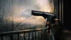 バケツなしで窓掃除が10分短縮、スプレー一体型ガラスワイパーの簡単手順
