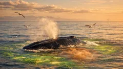 クジラの尿と糞が海を肥やす？夏の外洋で一次生産が最大10%増える仕組み