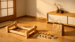 セリアの木材でカットなしDIY 折りたたみ棚の作り方と失敗しないコツ