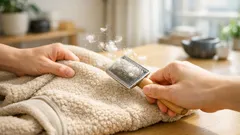 ゴワゴワのフリースが復活する 110円ブラシでふわっと戻す簡単ケア