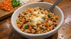 ひき肉なしでも満足感—高野豆腐をそぼろにして作るドライカレー