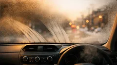 冬の朝にフロントガラスが曇る原因と最速の曇り取り設定