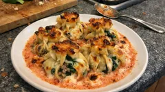 重ねないラザニア：巾着包み「サコッティーニ」でごちそう感を出すレシピ