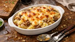 余った肉じゃががごちそうに変わる—チーズ香る和風ポテトグラタンの焼き方