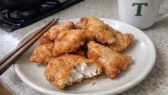 冷凍カレイは解凍いらず：凍ったまま揚げ焼きでカリッとふんわり唐揚げ